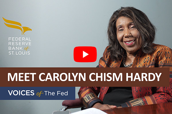 YouTube video still: 'Meet Carolyn Chism Hardy.'