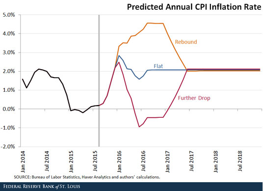 predicted cpi inflation rate
