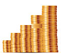 Illustration of stack of pennies