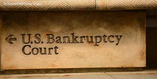 U.S. Bankruptcy Court exterior sign