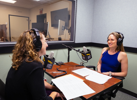 Christine Smith interviewing Paulina Restrepo Echavarria