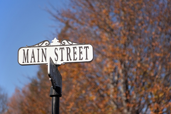 Main Street sign