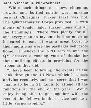 Black and white copy of letter from soldier.