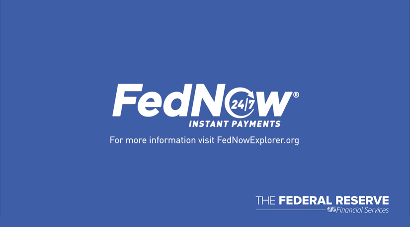 Screenshot with FedNow logo.