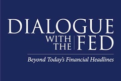 Dialogue with the Fed logo.
