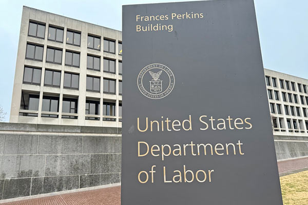 The headquarters building of the U.S. Department of Labor in Washington, D.C.
