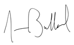 James Bullard signature