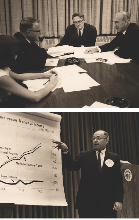 Photos of Homer Jones and Darryl Francis | St. Louis Fed