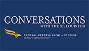 Conversations with the St. Louis Fed logo