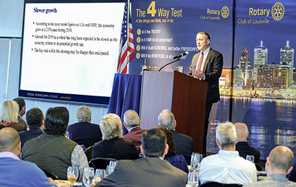 James Bullard, Rotary Club of Louisville 2019