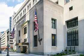 Federal Reserve Bank of St. Louis front entrance