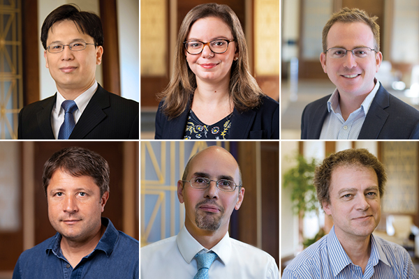 A collage shows six economists who work at the Federal Reserve Bank of St. Louis.