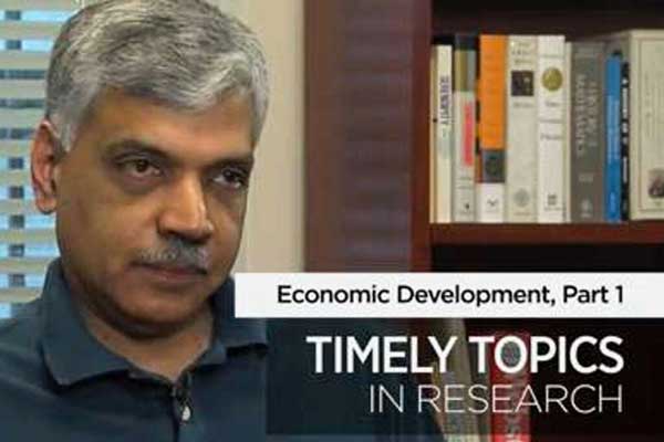Economic Development: Rich and Poor Countries, Economist B. Ravikumar
