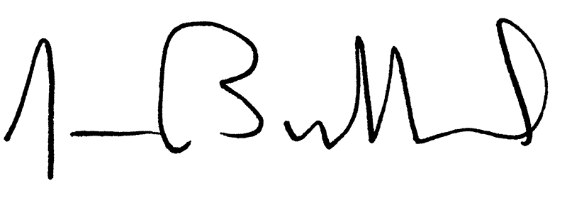 James Bullard Signature