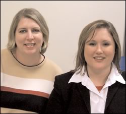 Photo of Lyn Haralson and Amy Simpkins