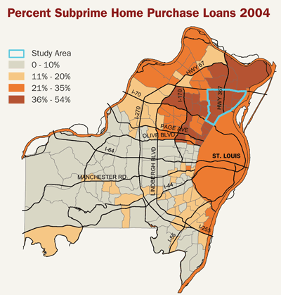 percent subprime home purchase loans 2004