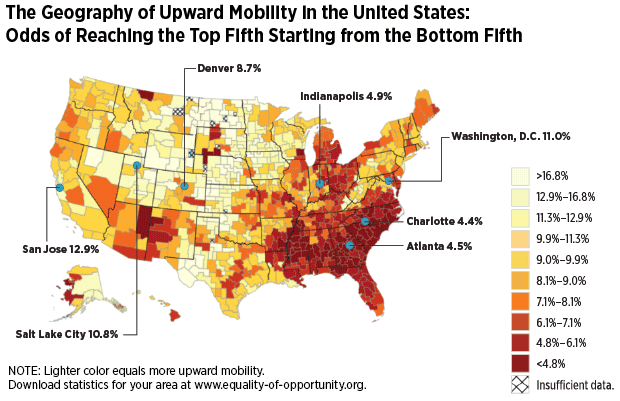 The Geography of Upward Mobility in the United States