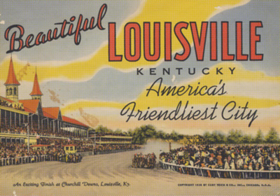 Beautiful Louisville postcard from 1938