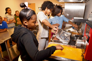 IPC summer camp cooking skills class