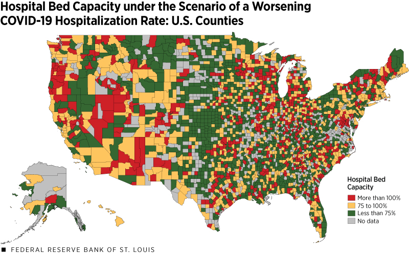 COVID-19 Peak Growth: U.S. by County
