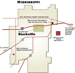 Starkville Map