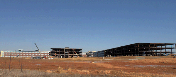 The human resources command center being built at Fort Knox will have 900,000 square feet of office space. | St. Louis Fed