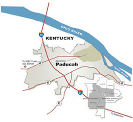 Paducah map