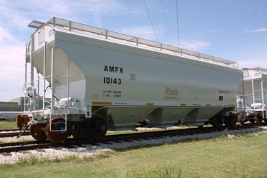 One of the railcars made by American Railcar Industries in Paragould.
