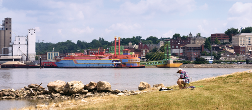 The Argosy Casino brings not only a lot of cash but a lot of color to Alton’s riverfront. | St. Louis Fed
