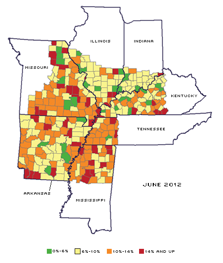 Evolution of the Serious Delinquency Rate June 2012