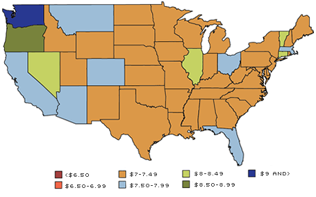 2012 Actual Minimum Wage