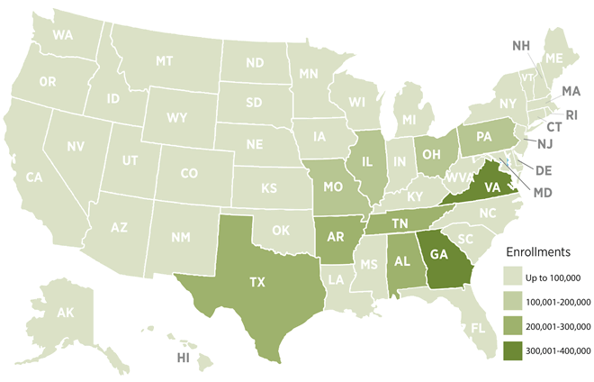 Enrollment Map