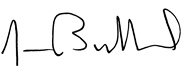 Jim Bullard signature