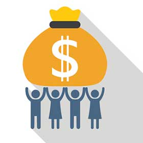 Icon of money