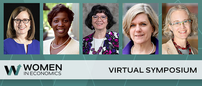 Women in Economics Virtual Symposium speakers' photos