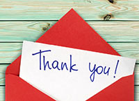 thank you card