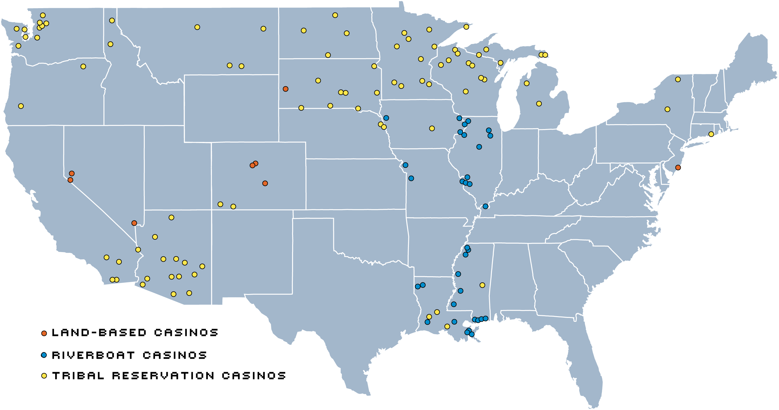 how many tribal casinos in us